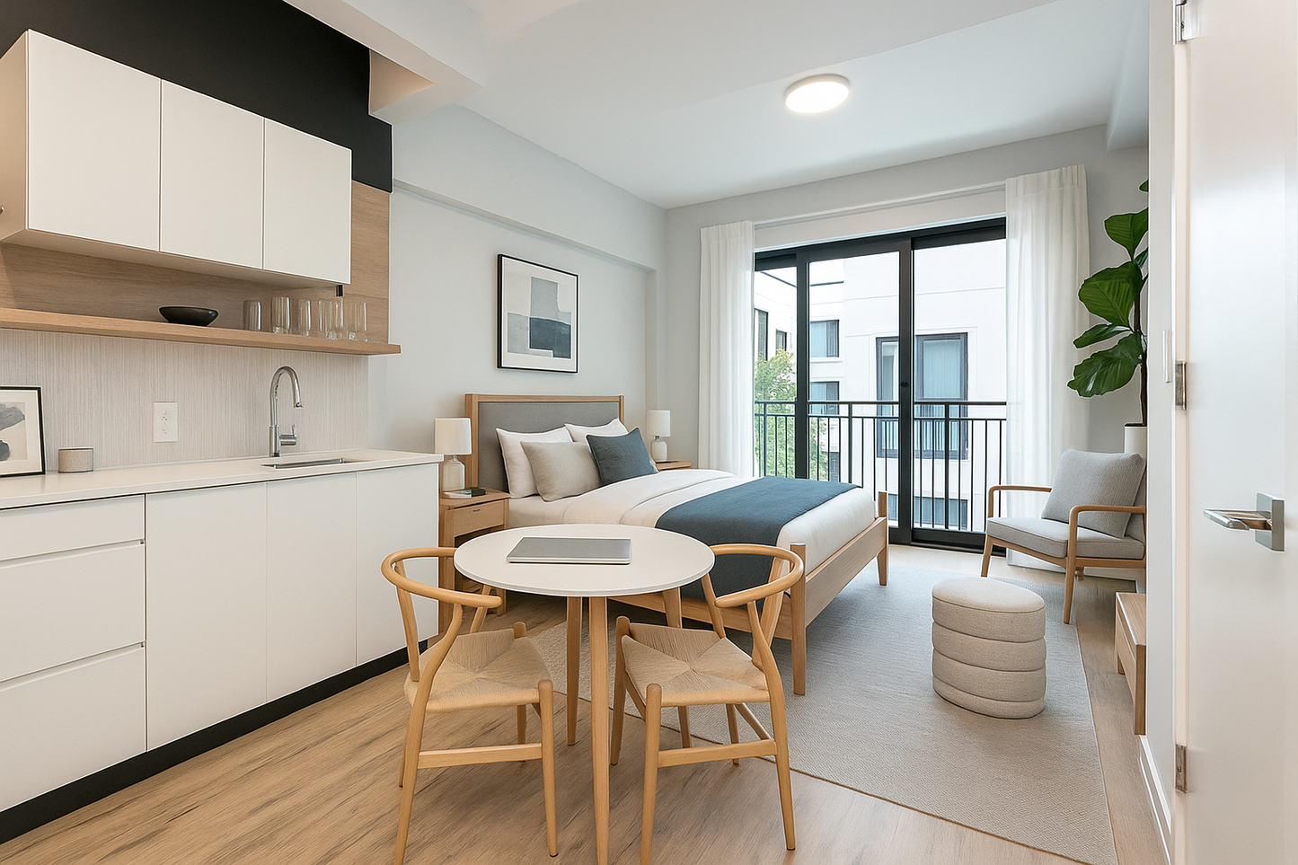 Modern Studio / 1 Bathroom Apartment in Prospect Lefferts Gardens