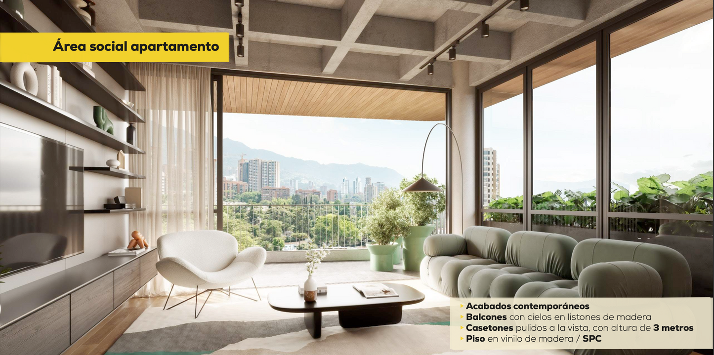 Apartaestudio moderno en Medellín - Invierte en tu futuro
