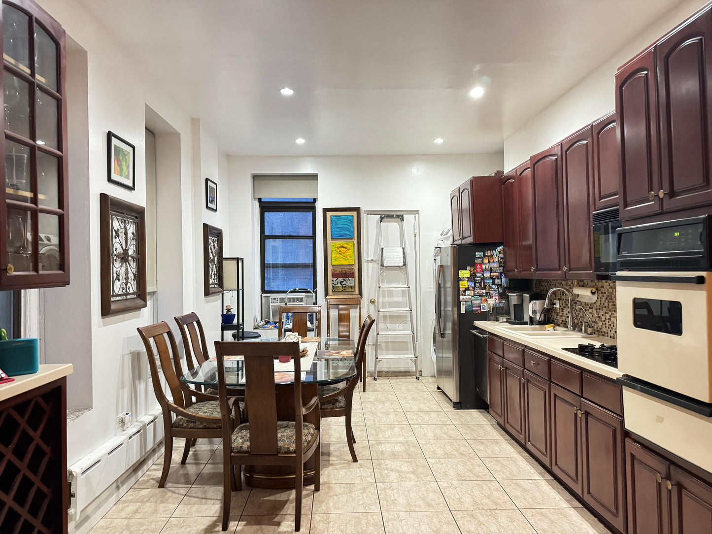 Private room in Manhattan near Central Park and the 1, B, and C trains.